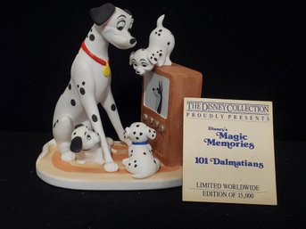 1984 The Disney Collection Disney's Magic Memories 101 Dalmations Limited Edition Numbered Figurine