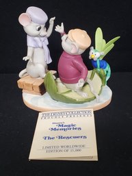 1984 The Disney Collection Disney's Magic Memories The Rescuers Limited Edition Numbered Figurine