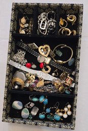 Huge Lot Of Assorted Costume Jewelry Pieces, Watches And More!