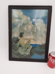 Original 1904 Maxfield Parrish Print- Titled 'Air Castles'- NO SHIPPING