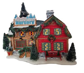 2006 Department 56 Mrs. Claus Northwoods Nursery Christmas Snow Village House Lighted With Box - Retired