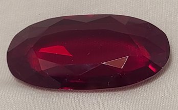 Huge 116.55 Ct Tested Oval Blood Red Ruby 41.16mm X 21.76mm X 11.72mm