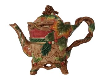 Fitz & Floyd Classics Christmas Holiday Teapot