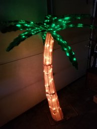 Lighted Holiday Decorative Palm Tree