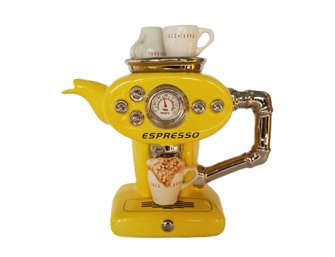 The Teapottery Limited Edition Espresso Maker Teapot #1771/3000 - Made In England