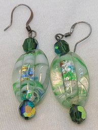 Beautiful Vintage Murano Glass Earrings