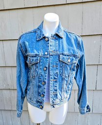 GAP Denim Jacket In Light/med Wash - Size XS