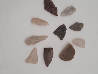 Group Of 10 Local Native American Artifacts