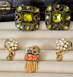 Assorted Vintage Costume Jewelry