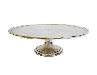 Antique Tiffany & Co. Sterling Silver Compote/tazza Pedestal Cake Plate With W Monogram