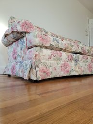 Flora Upholstered 3 Person Couch (sofa) Part Of A Matching Set. Made In USA By Sherril Furniture, N.C.