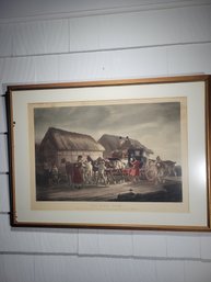 Henri Papprill Framed Print From Engraving. 'The Night Team'