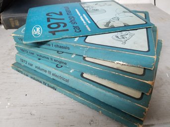 1972 Ford Car Shop Manual 5 Volume Set Original