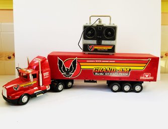 Vintage Kenworth RC SEMI Firebird GRAND-AM 1986 Turbo GT Race Team  - With Remote