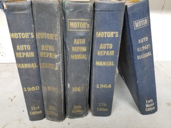 Motor's Auto Repair Manual 1960 1962 1964 1967 1968