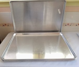 Set Of 4 Commercial Grade Full Size Sheet Pans By Thunder Group