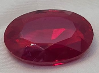 A Magnificent Huge 90.85 Carat Tested Blood Red Ruby