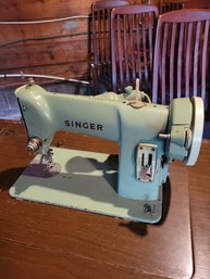 Vintage Powder Singer Sewing Machine