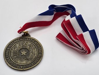 Vintage Interscholastic Athletic Association Award Medal