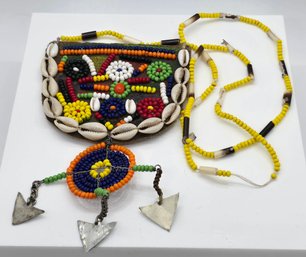 Vintage African Beaded Necklace