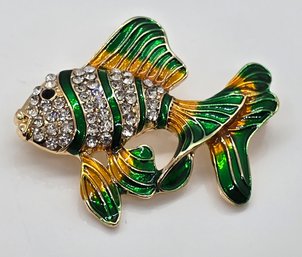 Multi-Color Fish Brooch