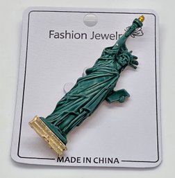 Brand New Statue Of Liberty Brooch