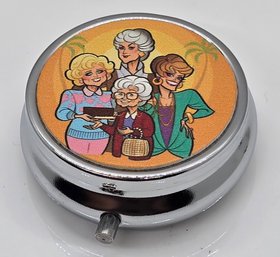 Funny Golden Girls Pill Case With Mirror