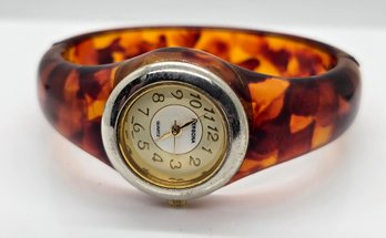 Vintage Persona Amber Colored Bakelite Watch