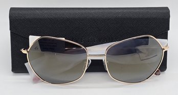 Prive Revaux Champagne Gold/Grey Polarized Sunglasses With Case