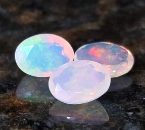 Three Ethiopian Welo Opals