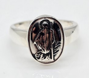 St Patrick's Ring In Sterling Silver