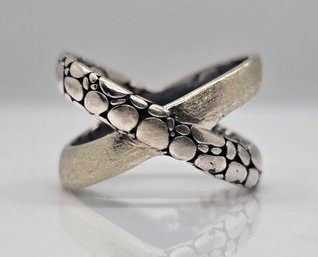 Bali, Sterling Silver Dragon Skin Ring