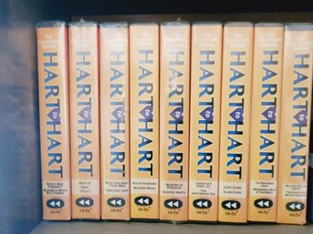 Nine Vintage VHS Hart To Hart The Collector's Edition TV Series Video Tapes