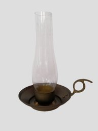 Vintage Style Brass Tealight Lantern