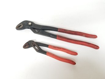 Blue Point 12 Knipex Cobra Pliers & PWPA7 7' & Adjustable Joint Pliers