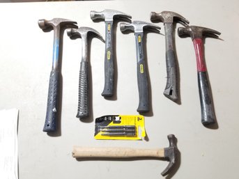 Miscellaneous Hammers Tools Including Stanley & New Craftsman Nail Set Punches