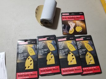 Assorted New Craftsman Sandpaper