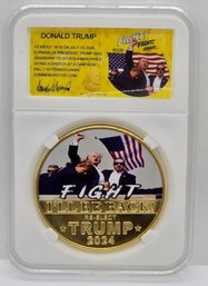 President Trump Encased Collectible Coin