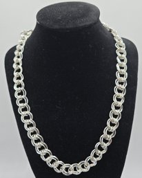 Heavy Sterling Silver Link Chain Necklace