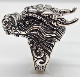 Bali, Dragon Ring In Sterling