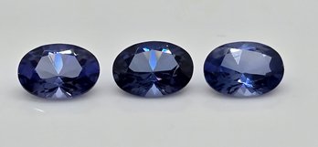 3 Blue Sapphires