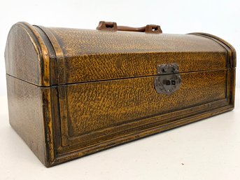 A Carved Wood Chest