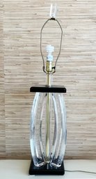 A Vintage Modern Lucite Table Lamp