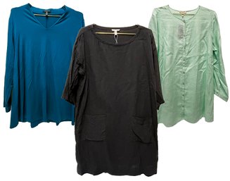 Linen Blouses And More By Eileen Fisher - 1X
