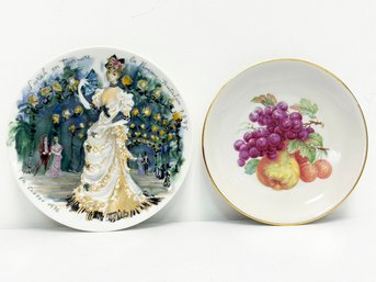 Vintage German And French Porcelain Plates