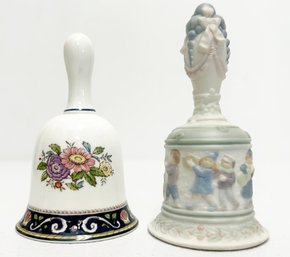 Porcelain Bells - Lladro And Wedgwood