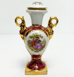 A VIntage Limoges Pill Case - In Sevres Urn Form