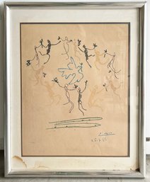 A Vintage Picasso Lithograph - Embossed, Limited Edition, 1961