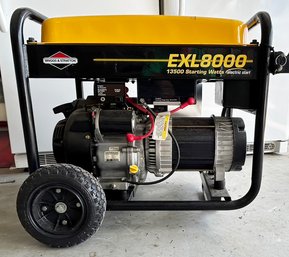 A Briggs & Stratton EXL8000 Gas Powered Generator