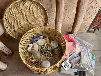 A Notions Basket And Supplies